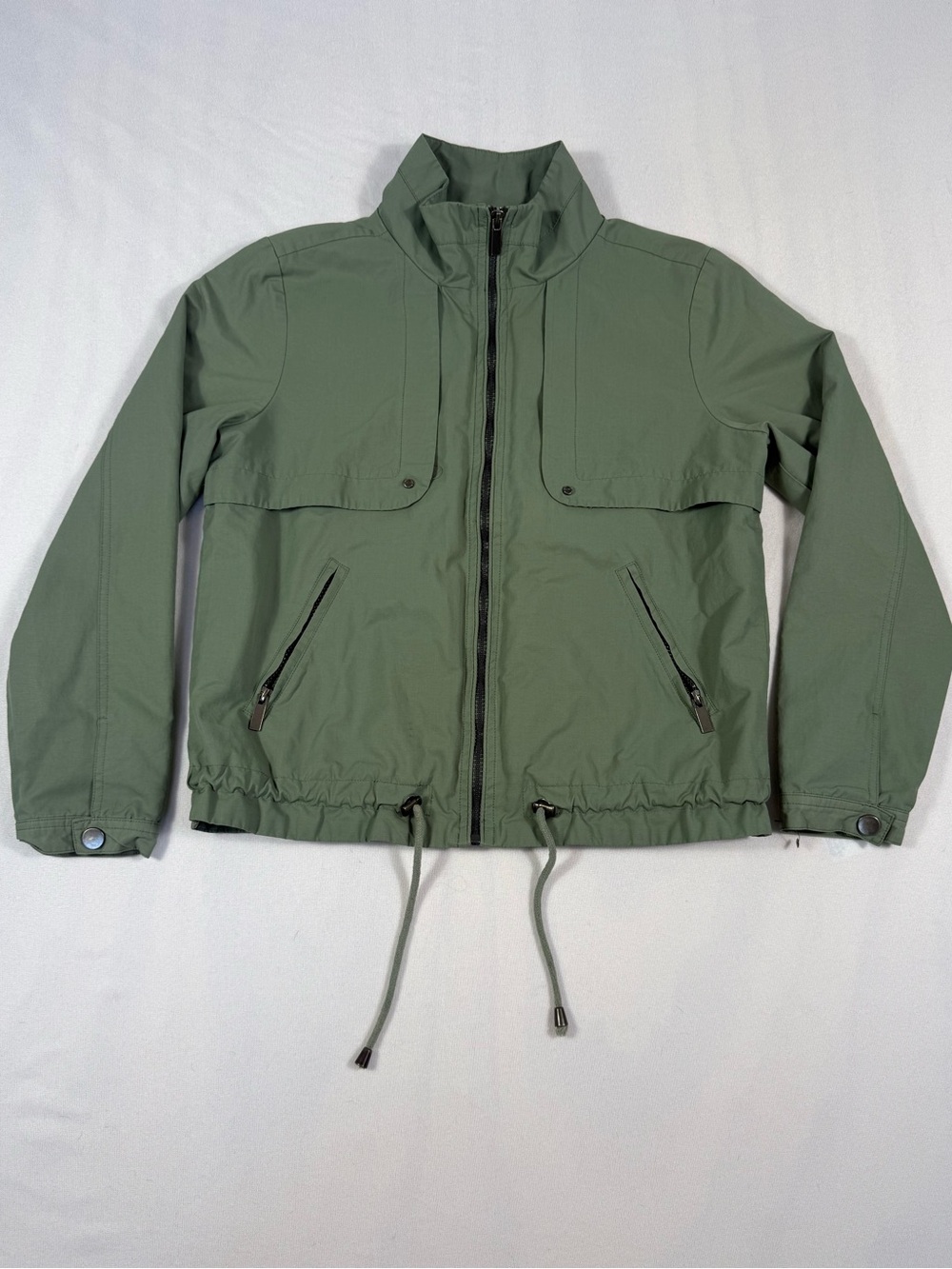 miami Olive Green Lightweight Zip Jacket
